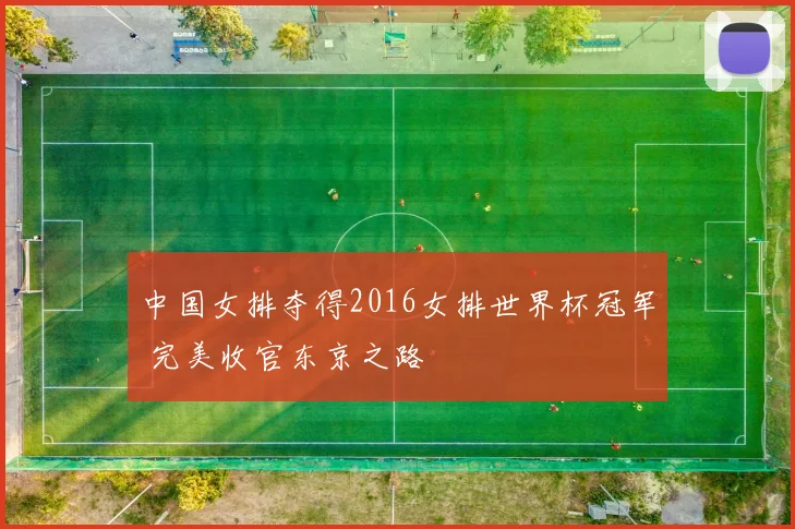 中国女排夺得2016女排世界杯冠军 完美收官东京之路